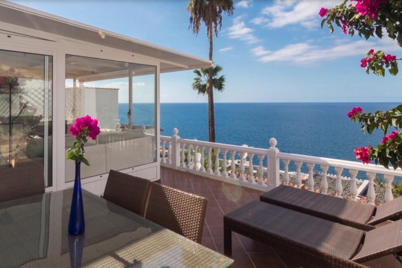 Sunset Balcony With Ocean Views Mogán Exterior foto