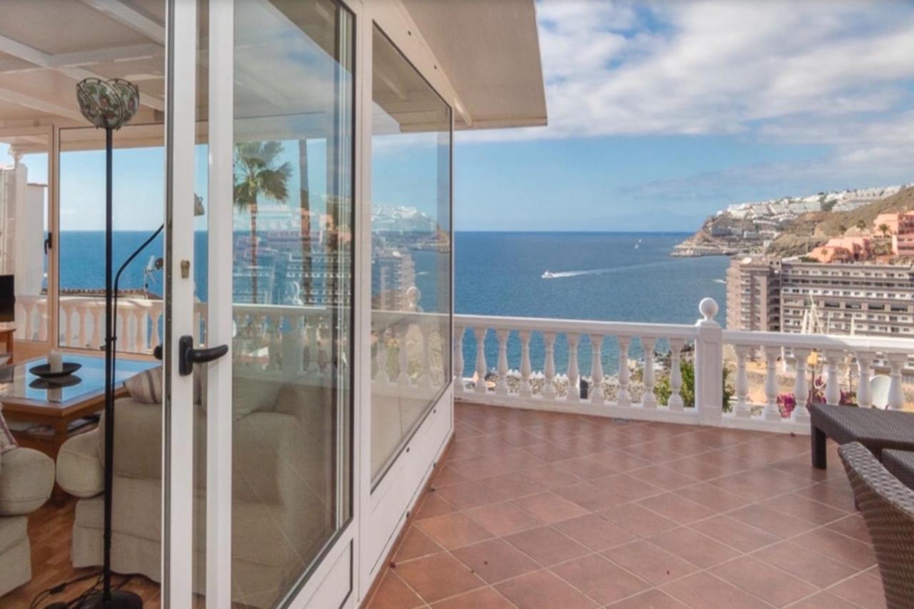 Sunset Balcony With Ocean Views Mogán Exterior foto